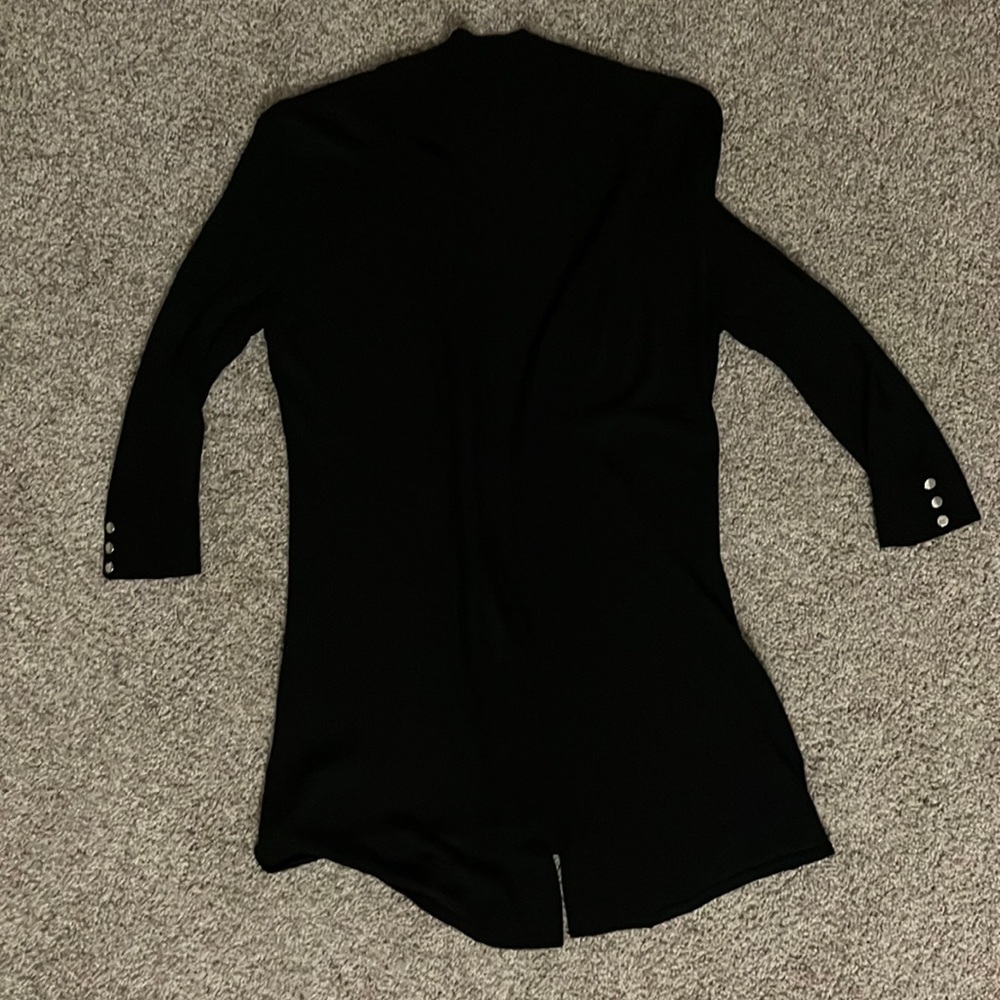 Black cardigan